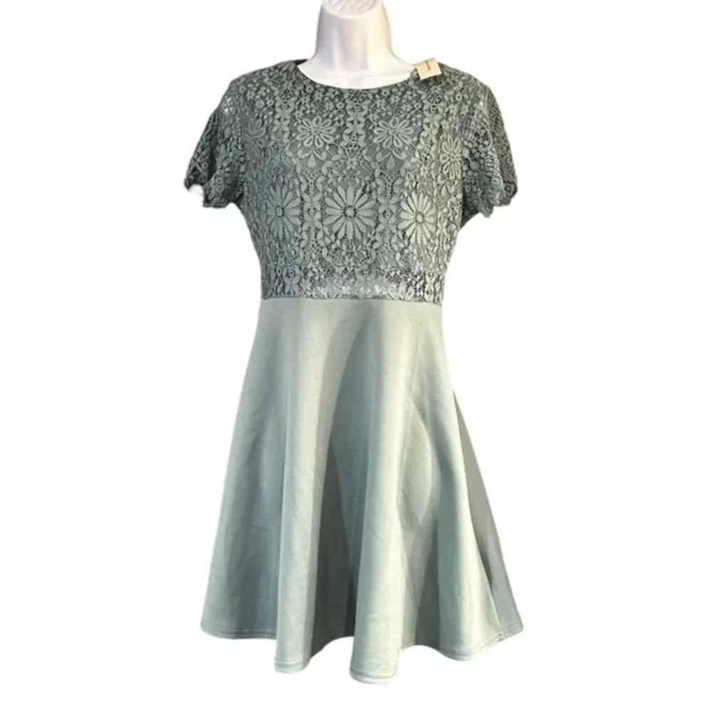 Francesca’s Teal A-Line Mini Dress - NWT - Size Small